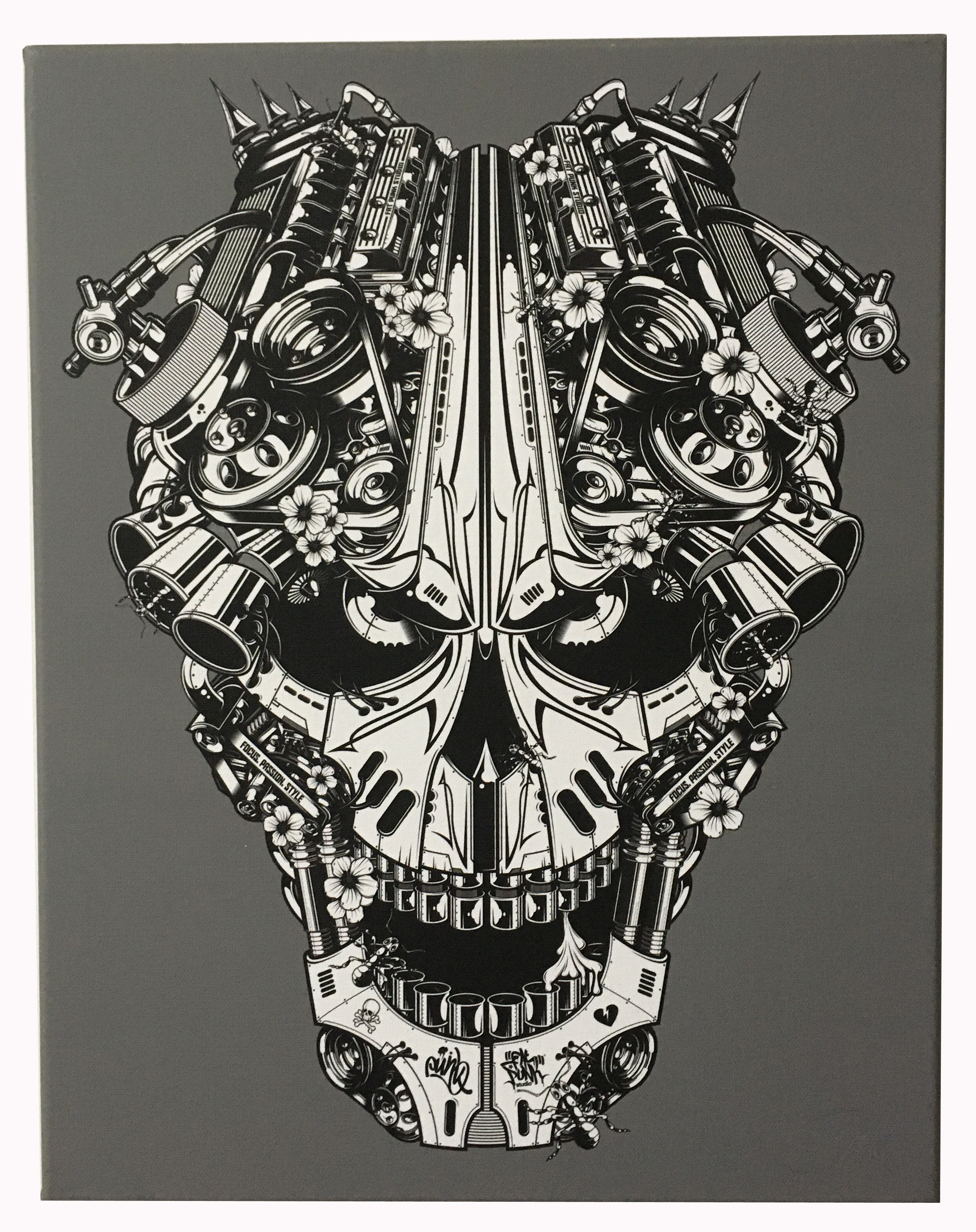 FPS - ENGINE SKULL CANVAS (SMALL)