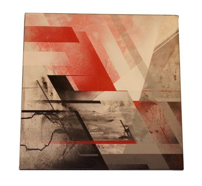 "ABSTRACT RED 001" by CATCH-22
