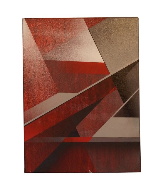 "ABSTRACT SMALL RED 003" by CATCH-22