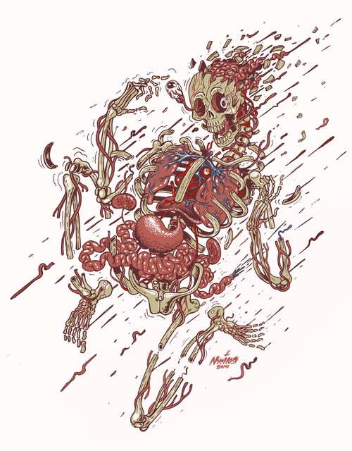 "HUMAN EXPLOSION" by NYCHOS