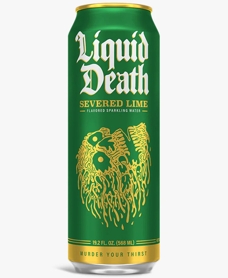 LIQUID DEATH 500ml - SEVERED LIME SPARKLING WATER