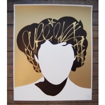 "FRANK SINATRA'S GOLD TAG NO FACE" Hand-finished Print by PURE EVIL