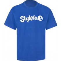 STYLEFILE T-SHIRT ROYAL BLUE / WHITE