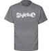 STYLEFILE T-SHIRT DARK GREY / WHITE